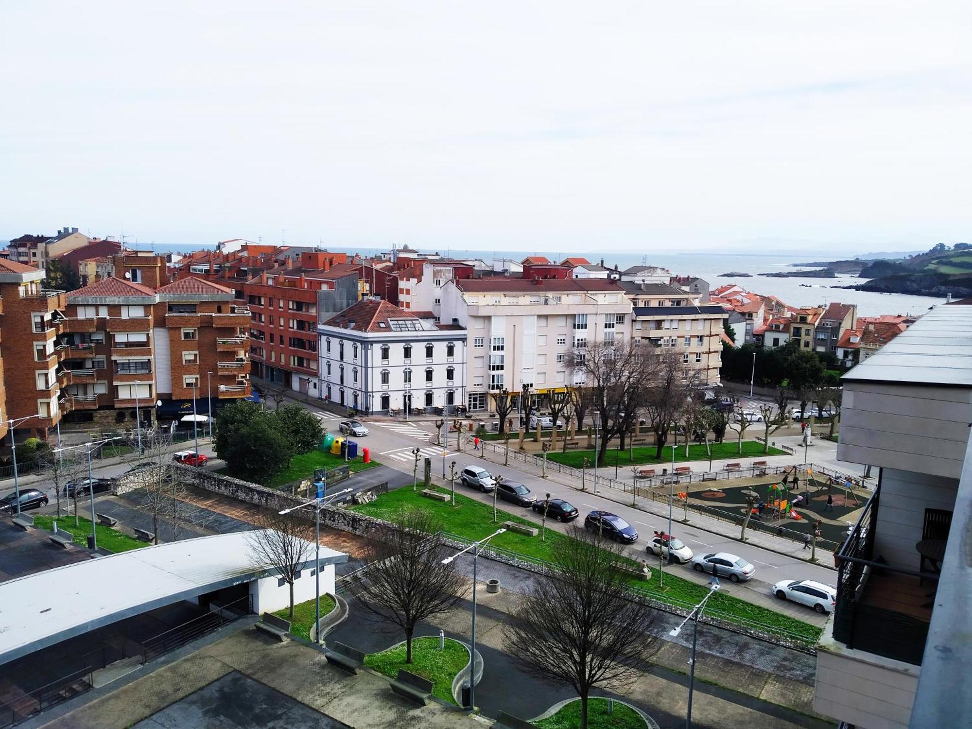 شقة Hikari, Centro Luanco Con Parking المظهر الخارجي الصورة